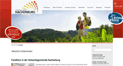Desktop Screenshot of hachenburg-vg.de